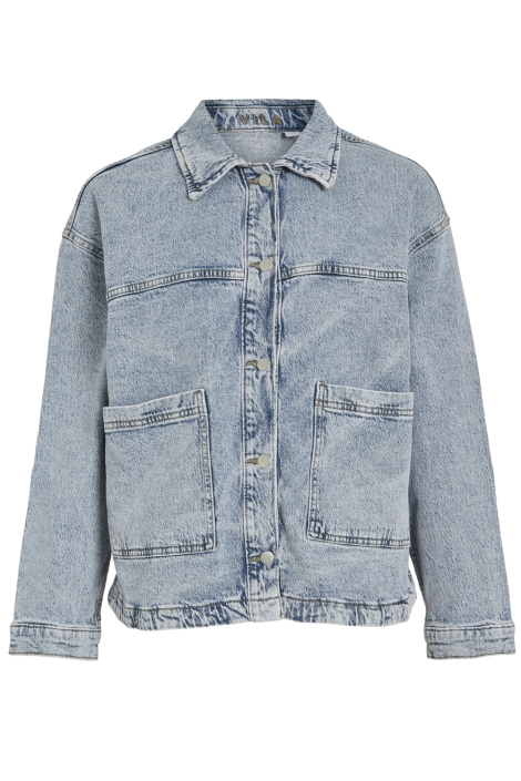 Vila vijaf l/s denim jacket - noos